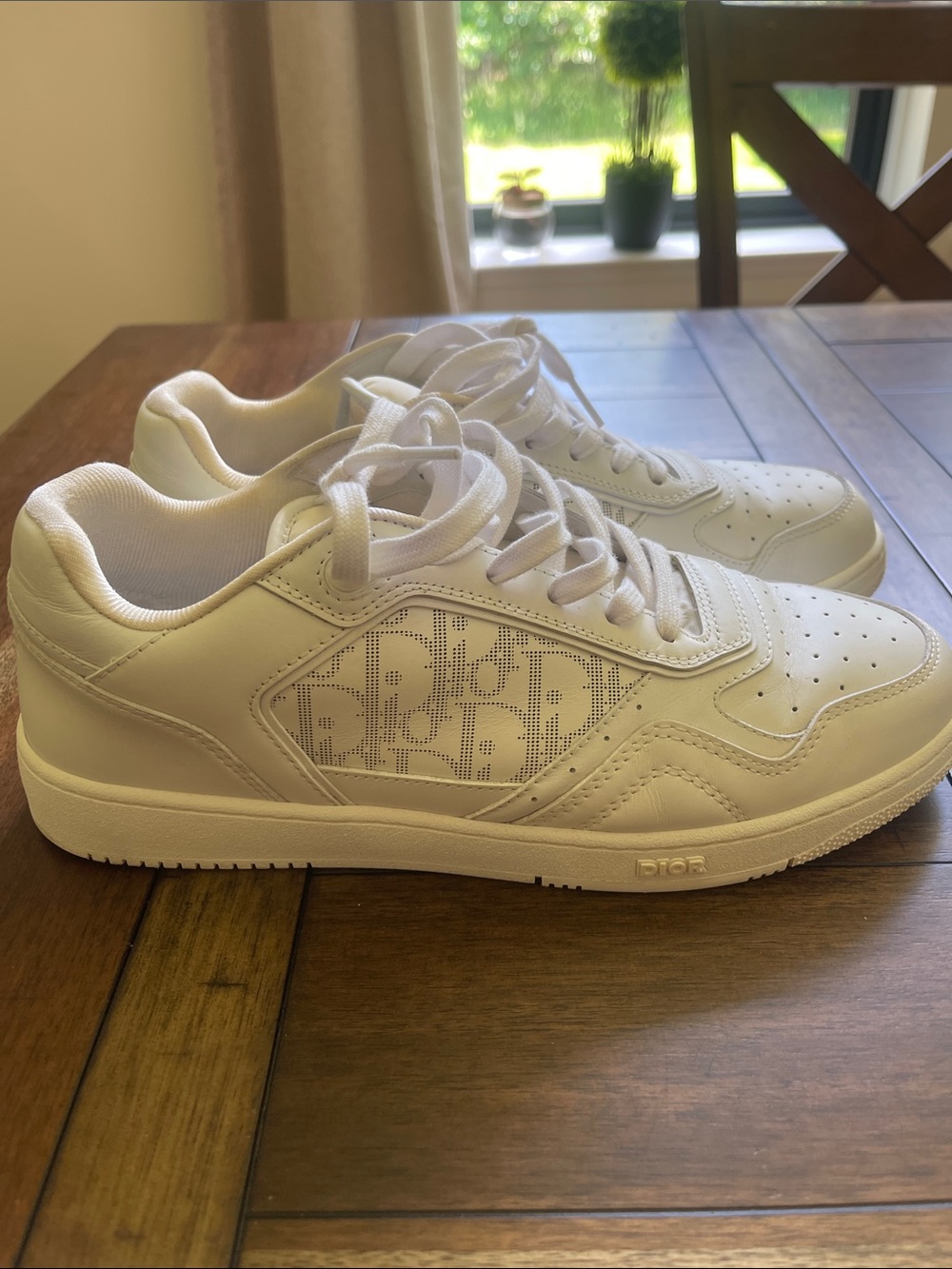 Dior Men's White Low-Top Sneakers